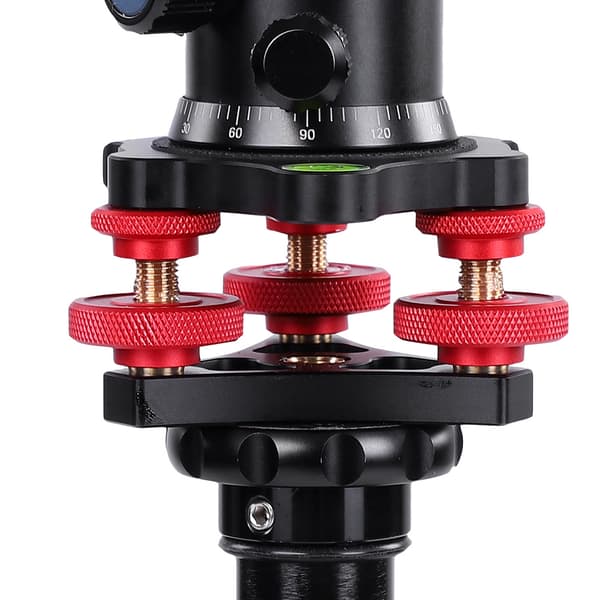 LP-64 Kraftig 15 kg 3/8'' Quick Release Plade Boble Libelle Stativ Kuglehoved