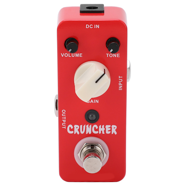 Högförstärkningsdistorsion Mikro Pedal Metall Mini Effekter 3 Lägen Elektrisk Gitarr Effektor MDS3