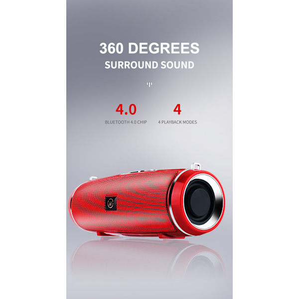 MINII2+ trådlös bluetooth-högtalare mobilkort present minihögtalare utomhus bärbar bluetooth-högtalare svart