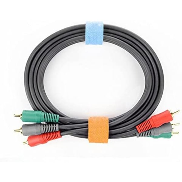 50 st färgglada återanvändbara fästtrådar Kabelband Organizer Sladd Kabelband Rephållare för Laptop PC TV 7 tum (Multi-Colour2)