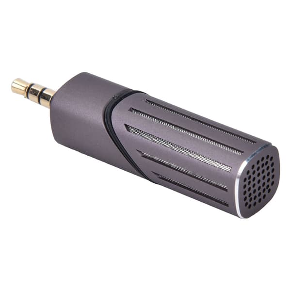 3,5 mm vindskyddad bomull mobiltelefon mini bärbar 2 kanaler pluggmikrofon LDX-SMALL