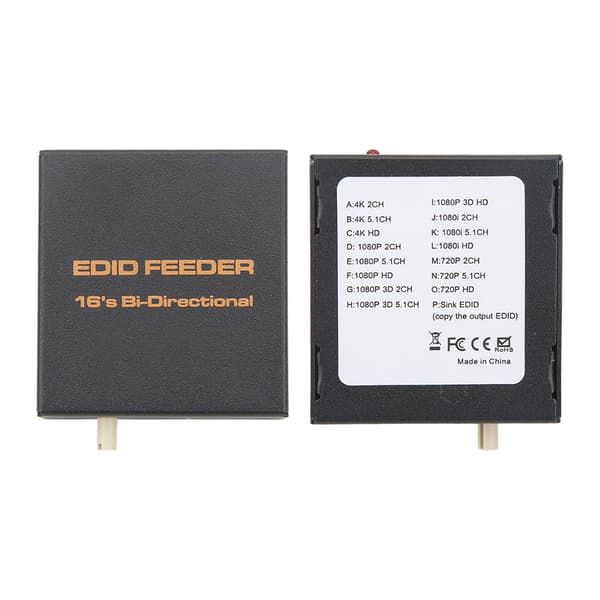 EDID Manager Emulator Understøtter 4K CEC 16 Tilstande Signal Manager EDID Feeder Manager
