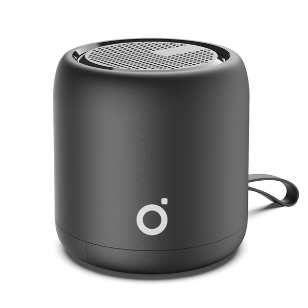 Bärbar Bluetooth-högtalare med resefodral, mikrofon, TWS trådlös högtalare för iPhone, Andriod och iOS för resor camping gåva (svart)