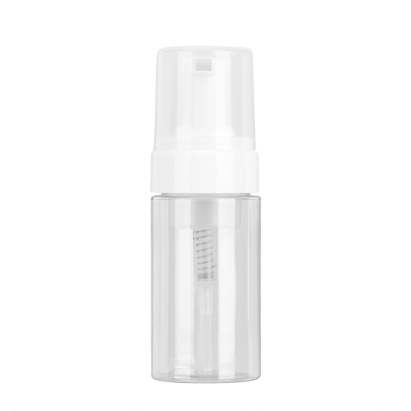 Bärbar Mousse Skummande Tom Flaska Påfyllningsbar Resedispenser Behållare (Pump Huvud Vit))