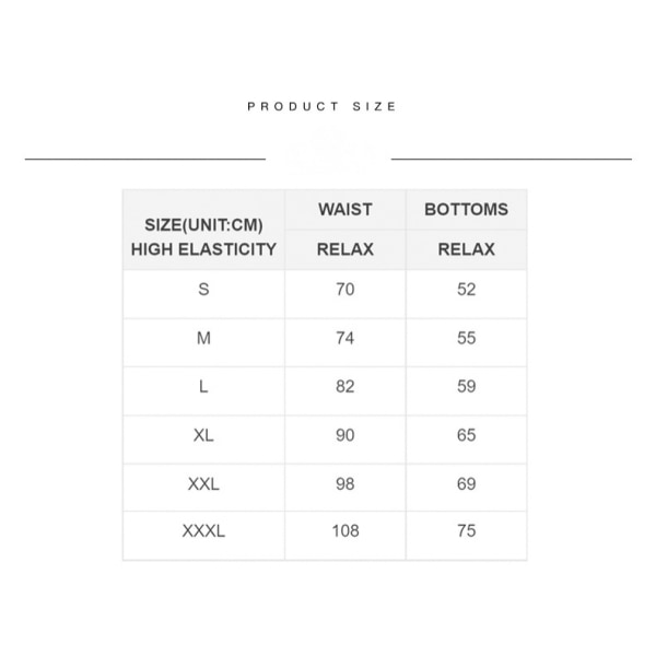Dames Badebukser Højtaljede Badedragt Bund Blonde Badetøj Boardshorts, Sort, XXL