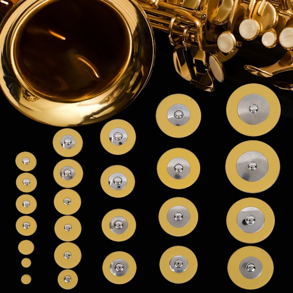 PU Læder Saxofon Puder Udskiftning Faldende Tone E Alt Stemme Sax Hulpude