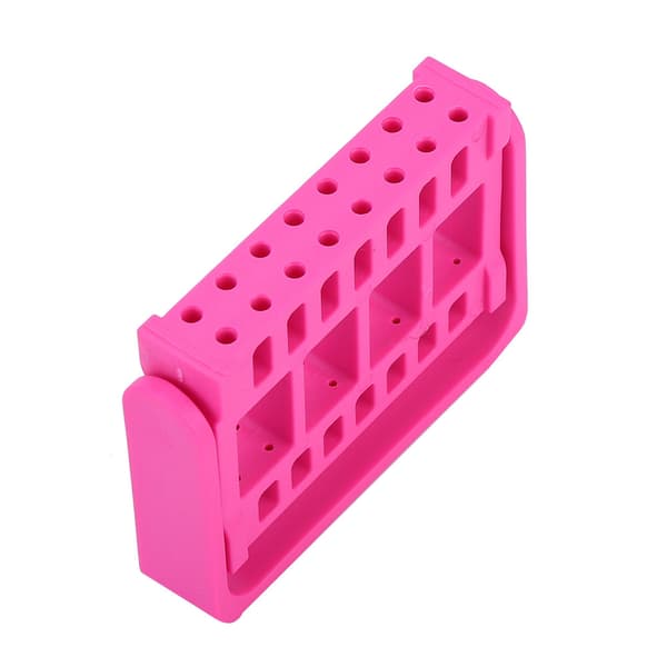 16 hullers manicure bore bits holder container display case negle slibning hoved opbevaringsboks 2#