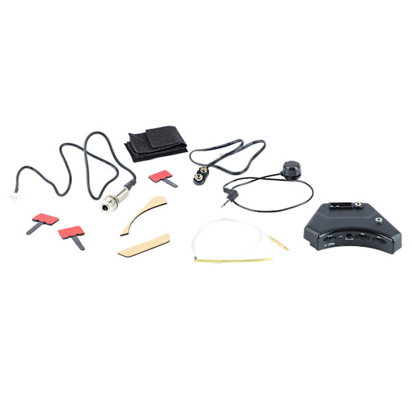 Elektrisk gitar pickup monteringsett piezoelektrisk keramisk sensor akustisk lydhull pickup tilbehør