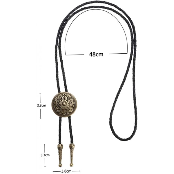 Fashion Western Cowboy Tie Shining Long Star Texas Bolo Tie Halskæde