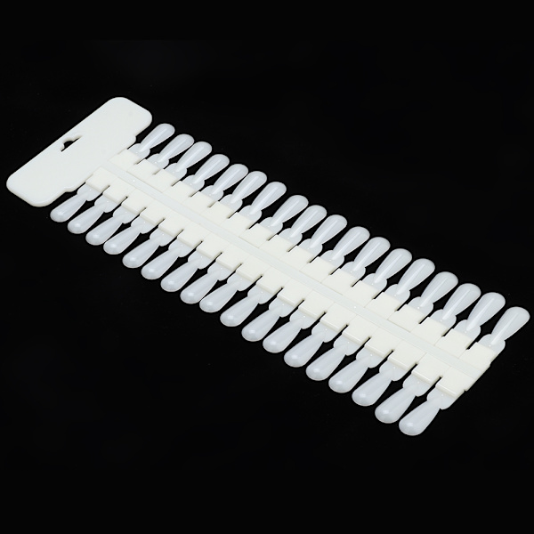 36 Tips Nagel Gel Färg Display Kort Dubbelsidig Praktik Prov Träningsverktyg Naturlig Färg