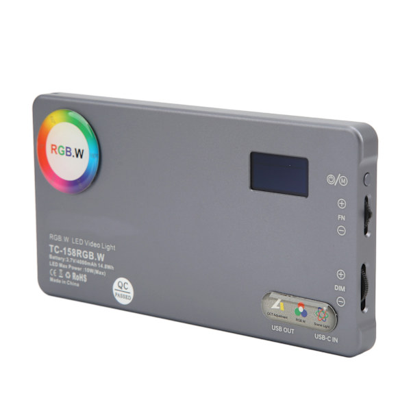 Nicefoto LED-fyllningsljus RGB-videofilmljus Bärbar LED-panel för livestreamingfotografering