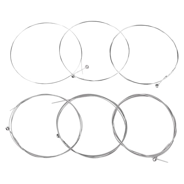 Gitarrsträng för elgitarrer Musikinstrument Tillbehör Del(E100 Silver)