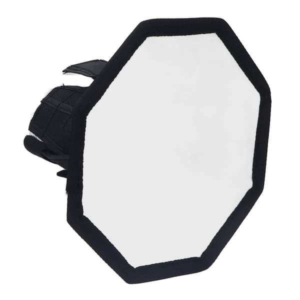 Kamera Softbox Nylon Ottekantet 20 cm Sammenfoldelig Blitzlys Diffuser Softbox med Opbevaringstaske til Fotografering