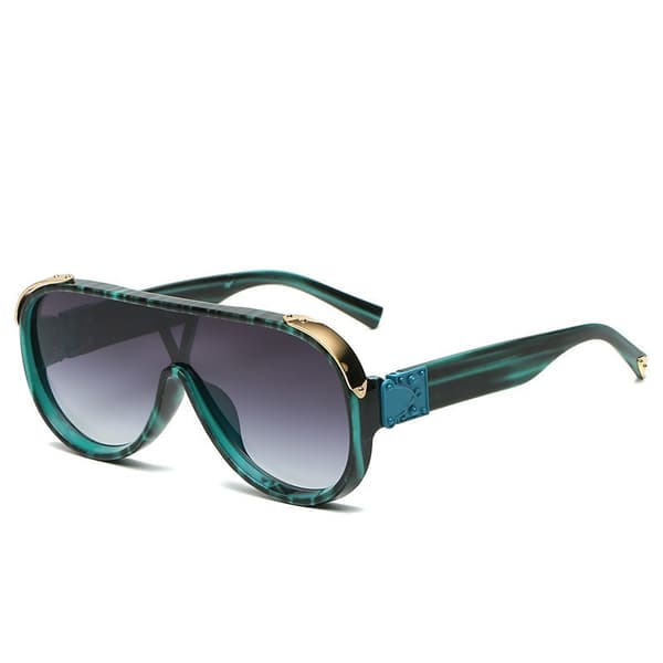 Flade Top Hip Hop Rapper Retro Aviator Solbriller