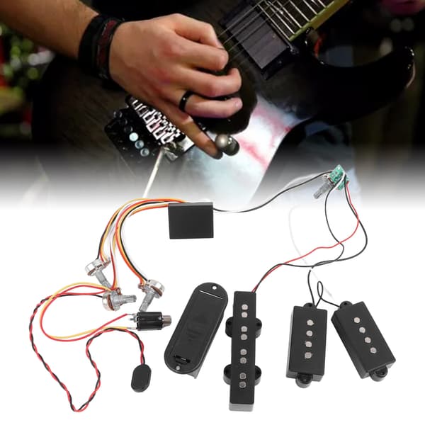 Elektrisk bas pickup utmärkt ljudutgång förförstärkare ledningskrets gitarr bas pickup