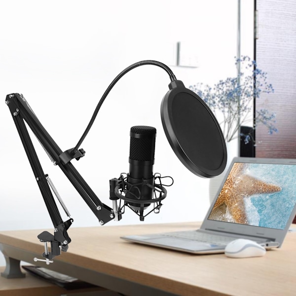 Computer USB Mikrofon Sæt 192KHZ / 24Bit Høj Samplingshastighed Lyd Tilbehør Musikinstrument Tilbehør