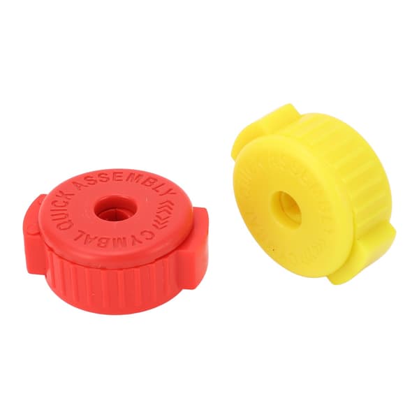 2 stk. Cymbal Quick Release Nut Push in Design Quick Set Cymbal Cap Tromme Tilbehør WC87