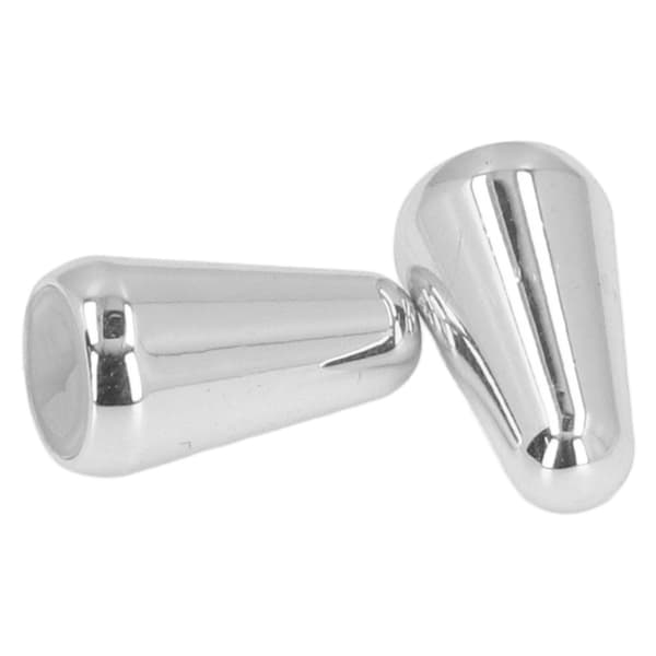 2 st gitarr pickup switch caps 3-vägs 5-vägs vippströmbrytare knopp ersättning för ST TL stil elgitarrer silver