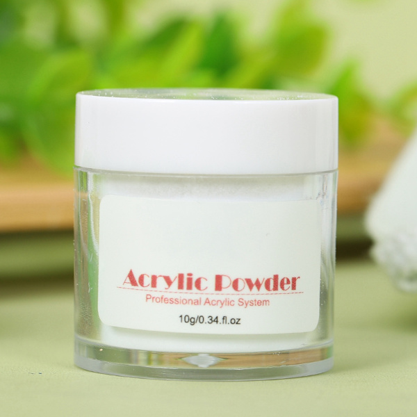 10g Akrylpulver 3D Tredimensionell Snidning Nagel Manikyr Kristallpulver Nagel Dekoration 01