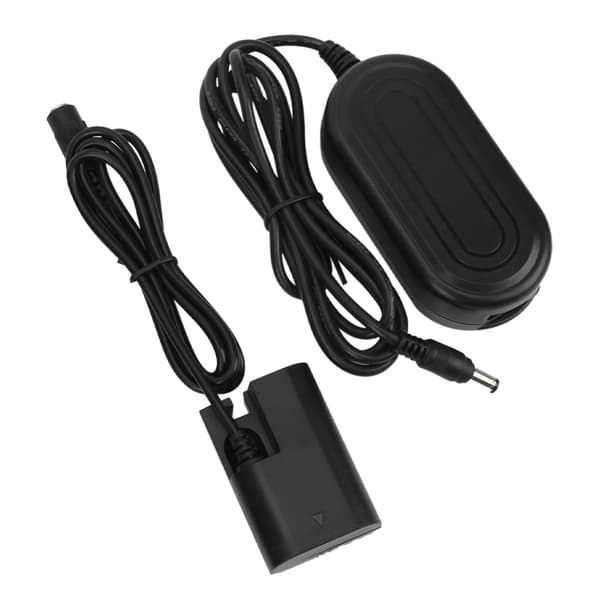 AC strømadapter DC-kobling LPE6 fullt dekodet dummybatterisett for Canon 5D2 5D3 5D4 6D 6D2 60D