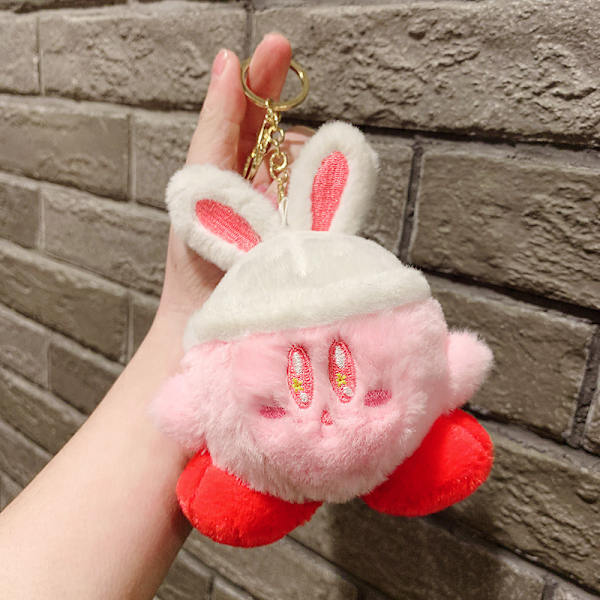 Söt liten docka, parväska hänge, plyschleksak docka nyckelring, docka hänge Plush minimalist Star Cabby - Pink