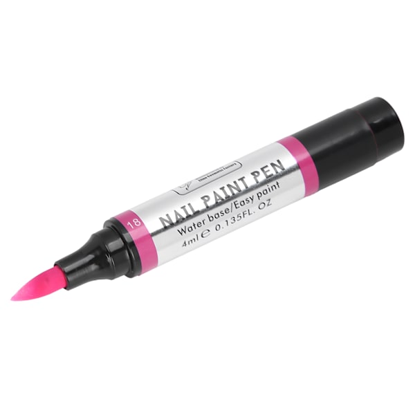 DIY Nagellackspennor för Kvinnor och Flickor - Inget Bas- eller Topplack Behövs - Gelnagelpenna för Nagelförbättring - 18 Färger