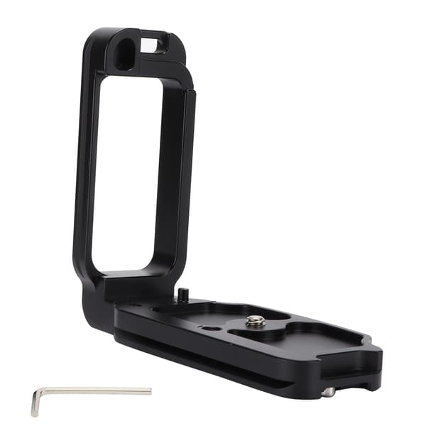 Aluminiumslegering Horisontal Vertikal Optagelse L-formet Quick Release Pladebeslag Håndgreb til Nikon D850 DSLR Kamera