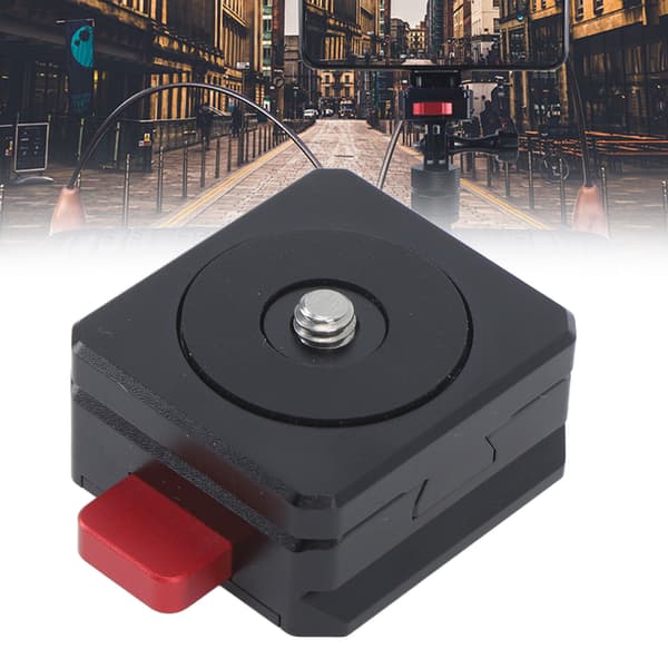 Mini V Lock V Mount Quick Release Plade Aluminiumlegering Quick Release Plade med Selvspændende Mekanisme