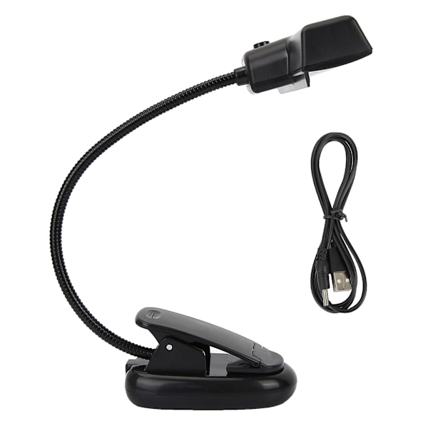 USB-liitäntäinen nuottitelineen valo, joustava kaulan, kannettava lukulampun LED-valo