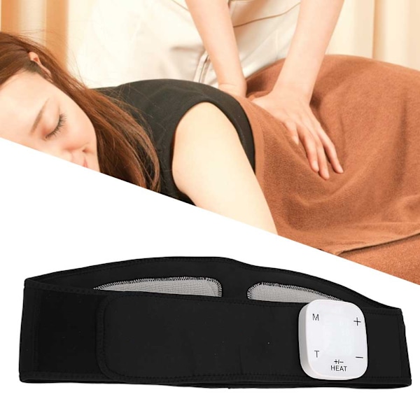 Bälte för behandling med fjärrinfraröd värme, smärtlindring, justerbar midjemassager (huvudmaskin, bälte) (M )