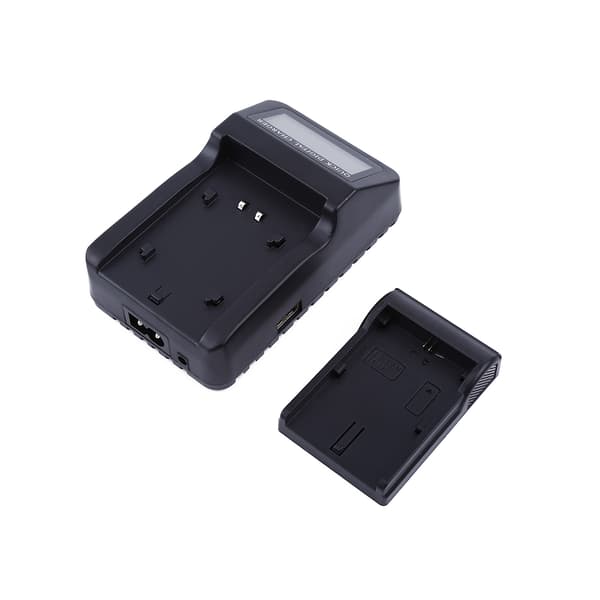 Digital LCD-oplader Batterioplader Standard til Canon LP-E6-serien