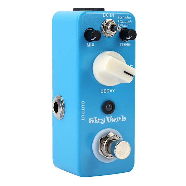 Digital Reverb Pedal True Bypass Switch Gitarr Effekt PedalDigital Reverb Gitarr Effekt Pedal