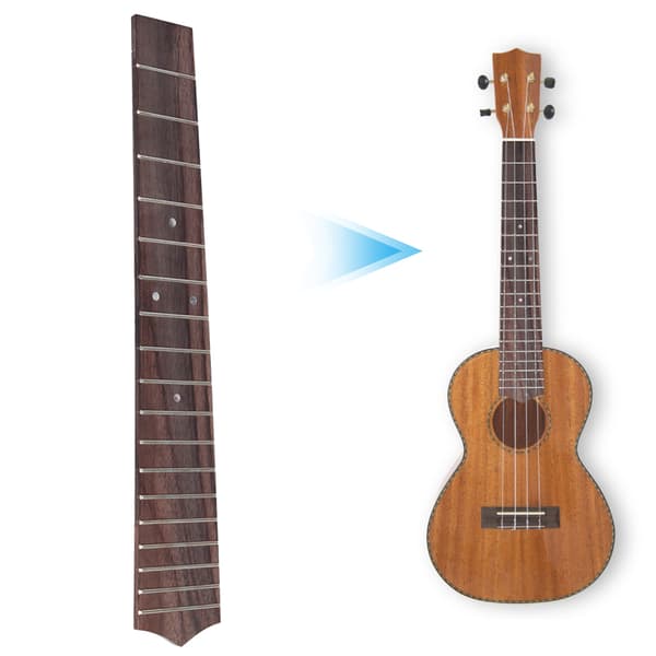 297mm Længde Palisander Gribebræt Udskiftningssæt til 30in Ukulele