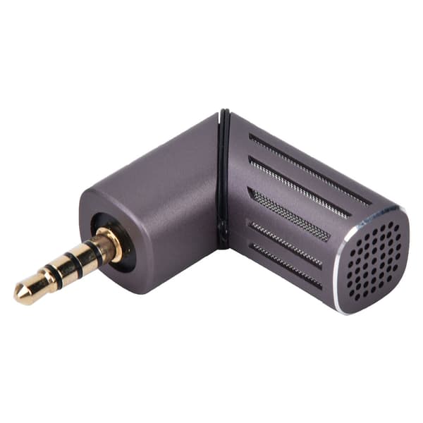 3,5 mm vindtett bomull mobiltelefon mini bærbar 2-kanals pluggmikrofonLDX-SMALL