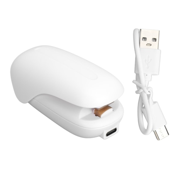 Värme Mini Påse Förseglare Bärbar USB Laddningsbar Plast Chip Påse Förseglare för Alla Sparbehov