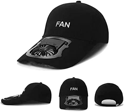 Unisex USB-ladeventilatorhette Sommer solhatt for uformell utendørssport (rosa1)