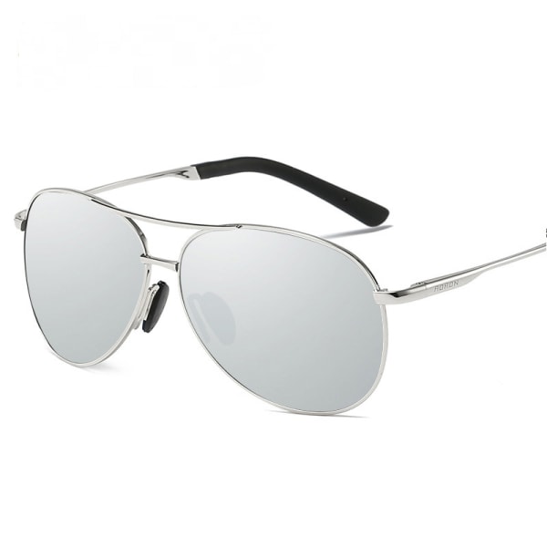Klassinen Aviator-aurinkolasit miehille ja naisille, ajolasit, polarisoidut linssit, 100 % UV-suoja