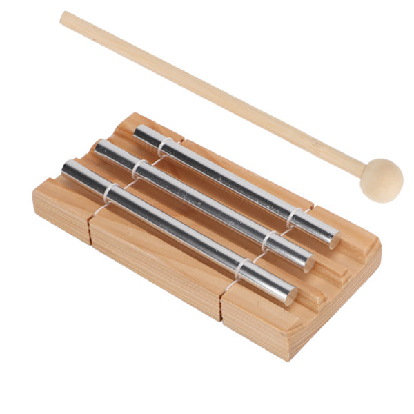 Trefarvet vindklokker Orff Percussion Instrumenter Børneundervisningshjælpemidler Vindklokker
