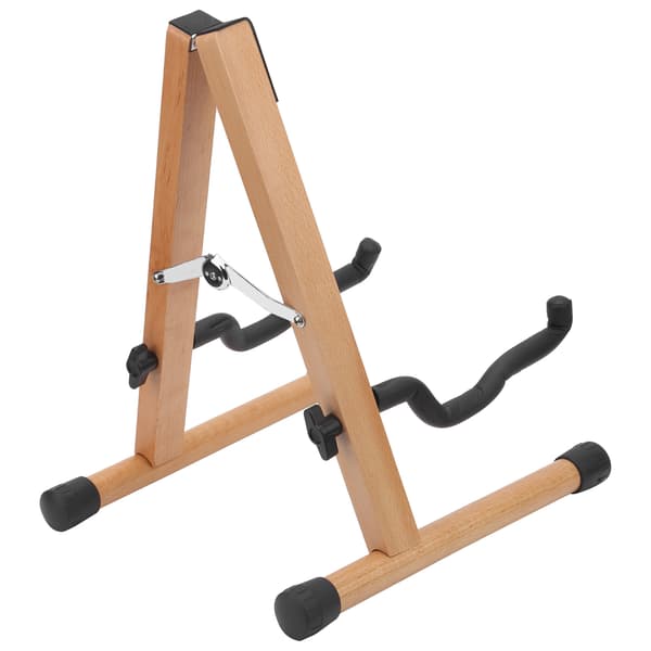 Solid gitarrställ Bok Folk Klassisk Rack Vertikal Fällbar Golv för Hem BasSolid Bok Gitarrställ