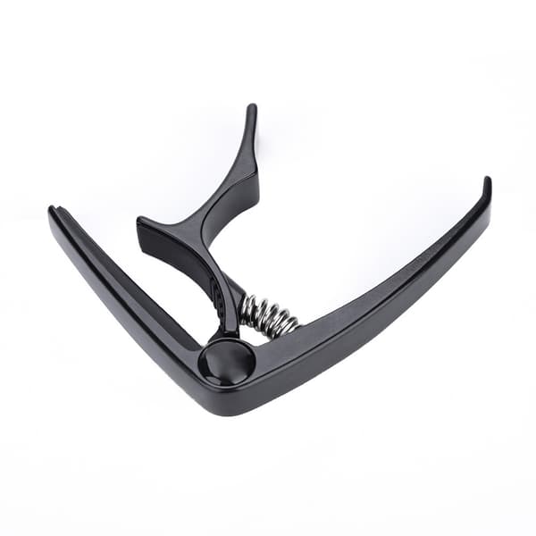 FC-03 Zinklegering Elektrisk Folk Gitarr Capo med Stallpinnsspännare