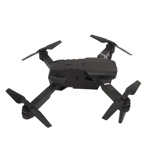 RC Drönare 4k Dubbel Kamera Quadcopter Wifi Fällbar Fjärrkontroll Quadcopter 3 Vägs Hindrande Undvikande Höjdhåll Leksaker Gåvor för Pojkar Flickor Svart