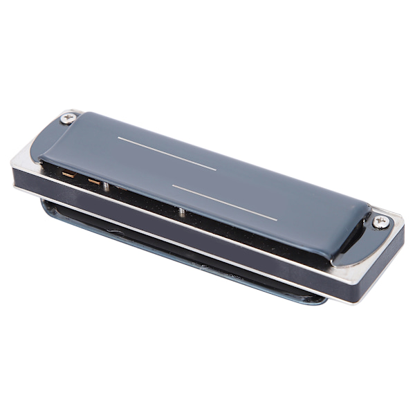Blues Harp Munnspill 10-Hullers Munnharpe Bb Nøkkel Gaver Musikk Instrument Lyd Hull Merker (Svart)