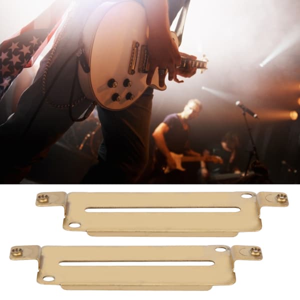 2 stk. 70*30mm messing pickup baseplade baseplade til elektrisk guitar musikinstrument tilbehør