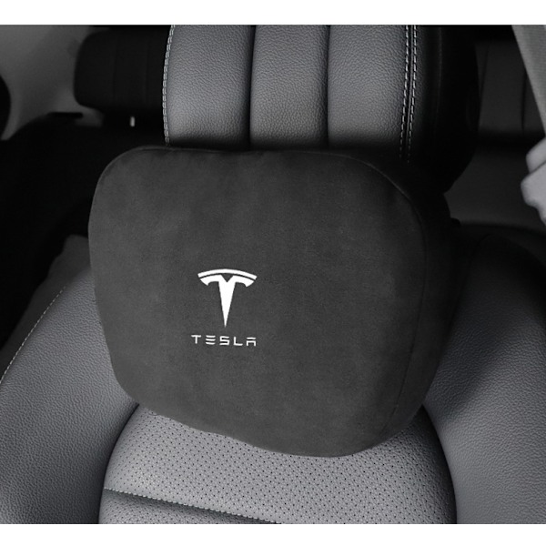 Passar Tesla MODEL3/MODELY/MODELX nackstöd ländryggsstöd - Tesla [Gentleman Black] nackstöd/1