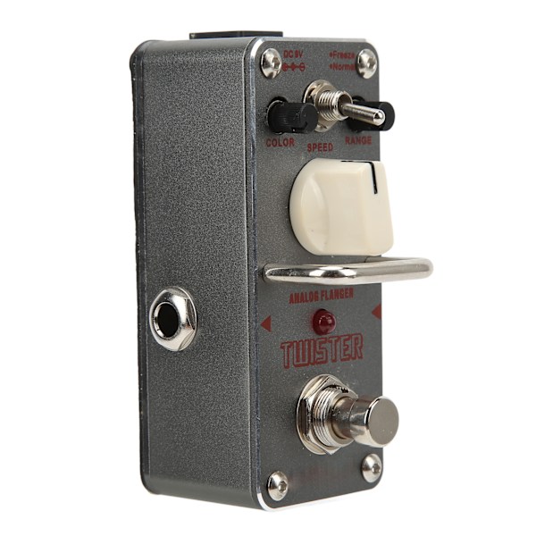 Analog Flanger Pedal Elektrisk Gitarr Mini Singel Block Effekt True Bypass 3 Knapp ATR-3