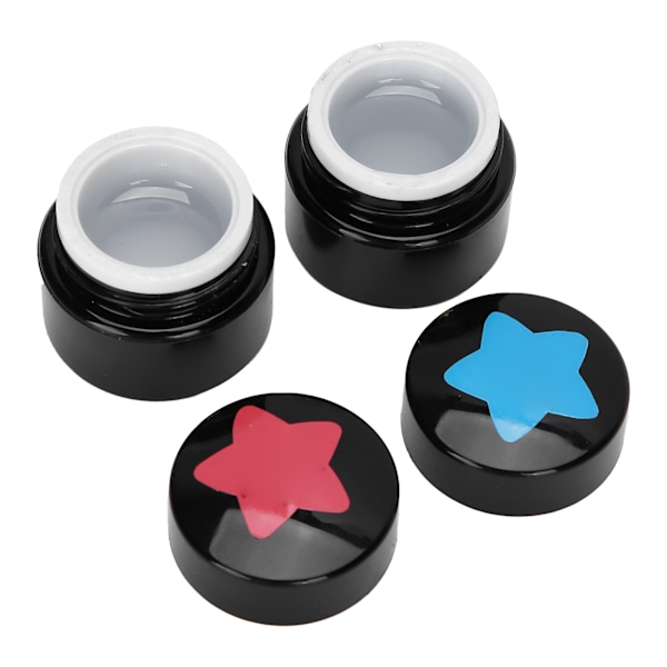 Multifunktionella nagelkonst strasslegering lim nagelförlängningsgel 10 ml x 2 st