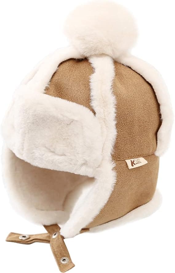 Baby Boy Ushanka Øreklapper Vinter Trooper Hat Unisex Børn Trapper Hat, 03