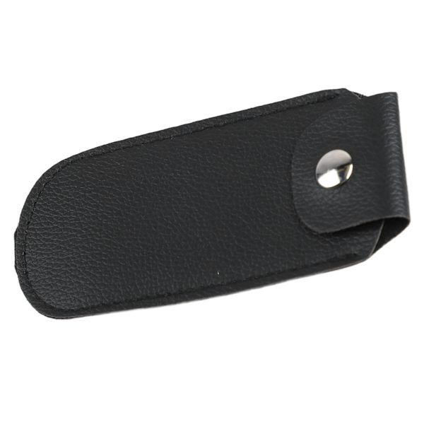 Harmonika opbevaringspose behagelig håndfølelse PU læder harmonika etui beholder til rejser 10 huller type 13x6cm/5.1x2.4in