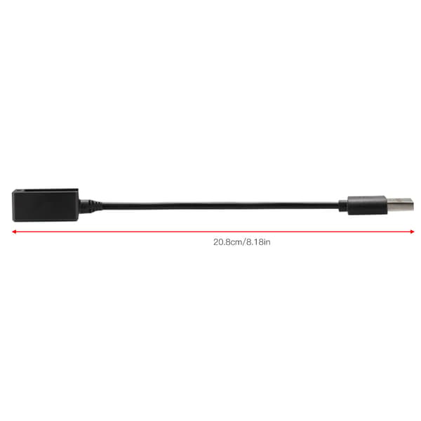 Plastik Sort Smart USB-interface Hurtigopladning Kamera Batteri Opladerkabel Opladertilbehør til DJI OSMO ACTION
