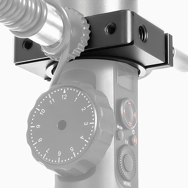 Forlængerring med tre 1/4\" skruehuller til Zhiyun Plus V2 Crane-M Smooth 3/2/c Evolution